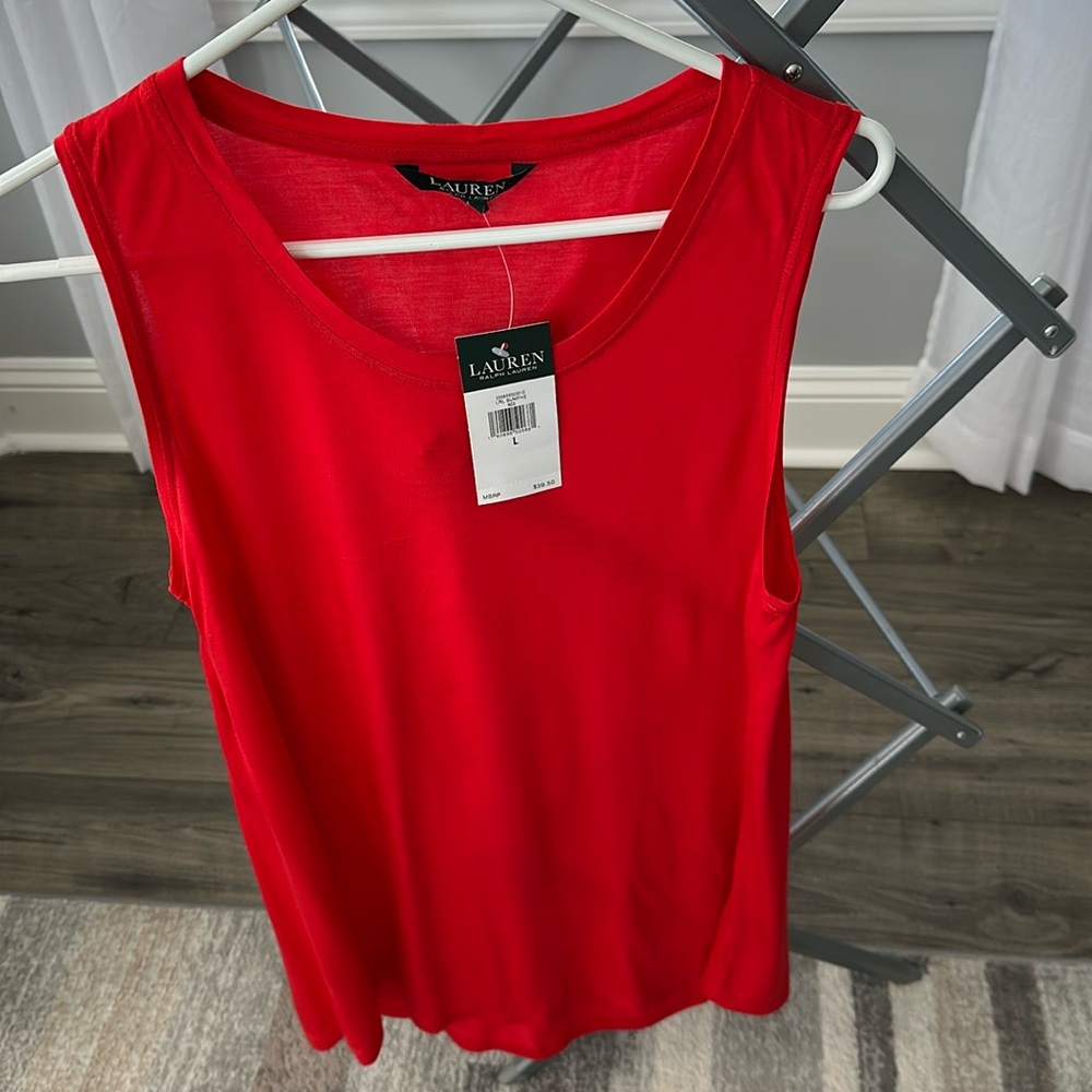 Ralph Lauren Black Label Red Tank Top